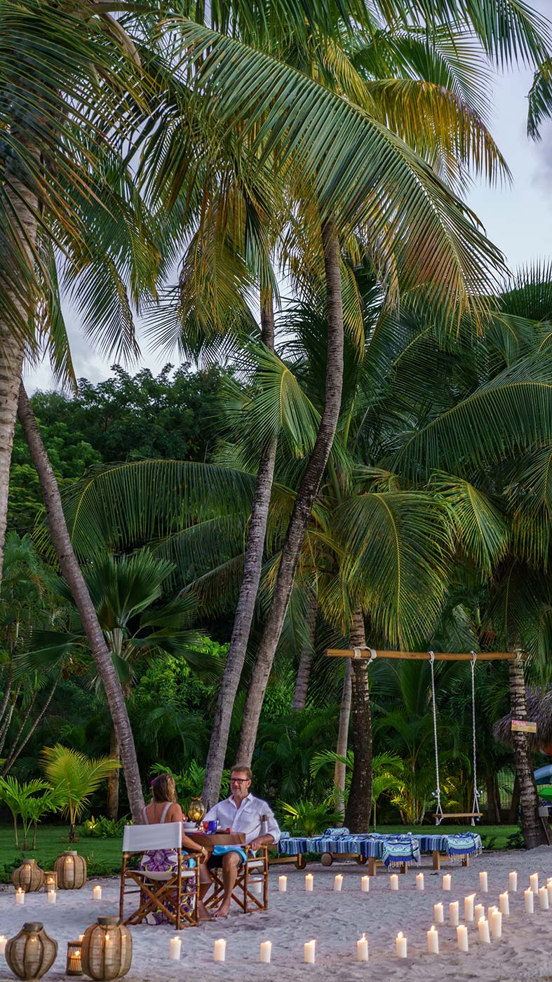 Romantic Dinner On Private Beach Solamente Villa Grenada